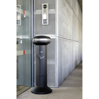 Rubbermaid Standascher InfinityT 39 x 105 cm (Ø x H) Metall schwarz