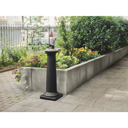 Rubbermaid Standascher GroundsKeeper® 33,02 x 97,49 x 33,02 cm (B x H x T) Stahl schwarz