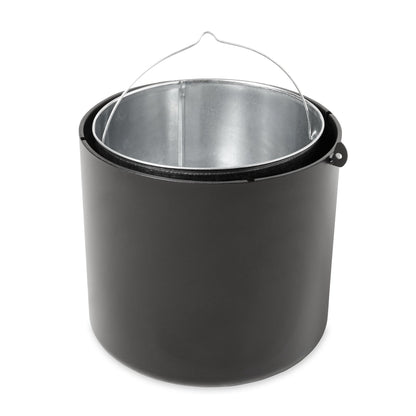 Rubbermaid Standascher InfinityT Genie 33 x 100 cm (Ø x H) Metall schwarz