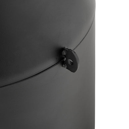Rubbermaid Standascher InfinityT Genie 33 x 100 cm (Ø x H) Metall schwarz