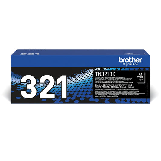 Brother Toner Originalzubehör TN-321BK ca. 2.500 Seiten schwarz