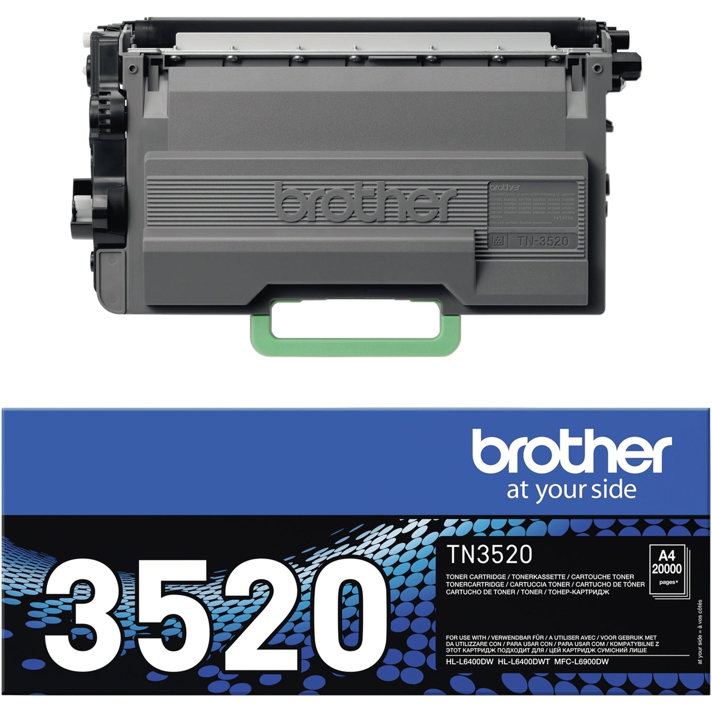 Brother Toner Originalzubehör TN-3520 ca. 20.000 Seiten schwarz