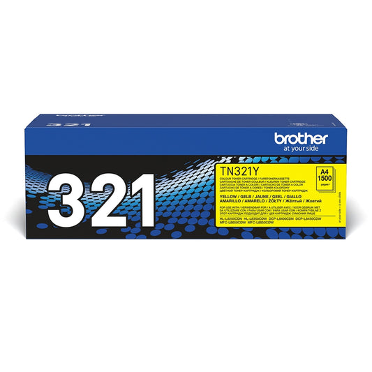 Brother Toner Originalzubehör TN-321Y ca. 1.500 Seiten gelb