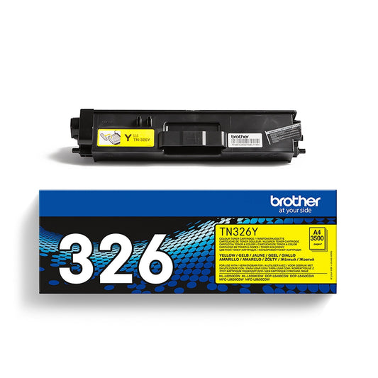 Brother Toner Originalzubehör TN-326Y ca. 3.500 Seiten gelb
