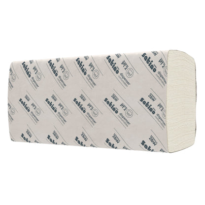 Satino by WEPA Papierhandtücher Prestige 20,6 x 24 cm (B x L) Zellstoff hochweiß 25 x 150 Bl./Pack.