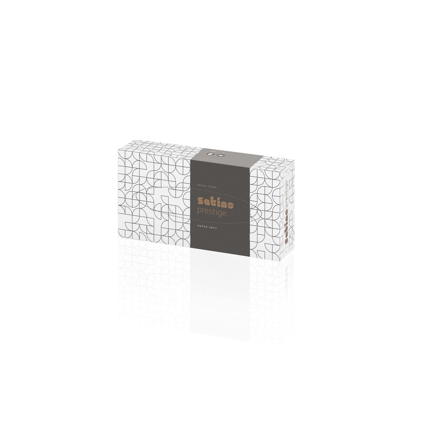 Satino by WEPA Kosmetiktücher Prestige 21 x 20,5 cm (B x L) Zellstoff hochweiß 100 St./Pack.