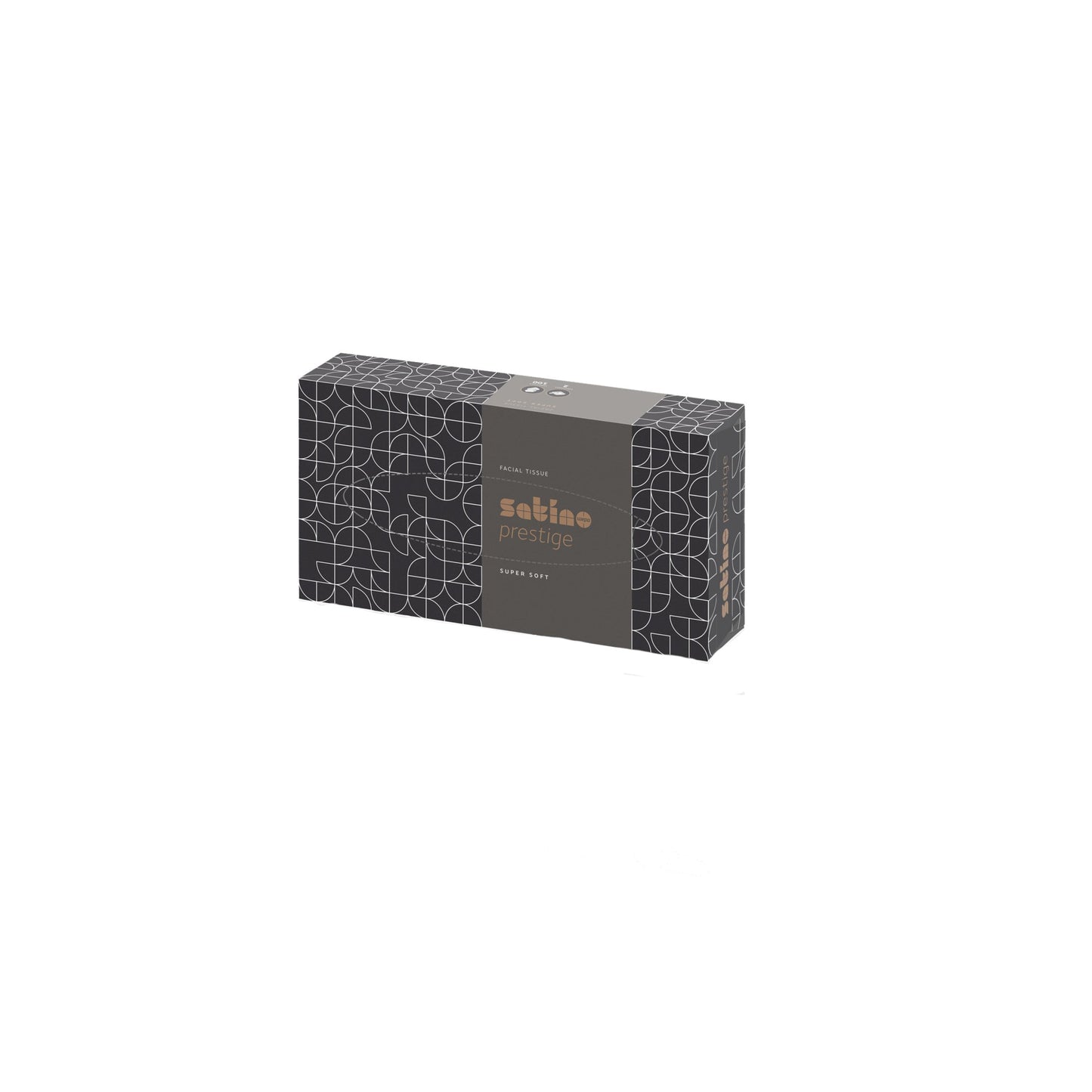 Satino by WEPA Kosmetiktücher Prestige 21 x 20,5 cm (B x L) Zellstoff hochweiß 100 St./Pack.