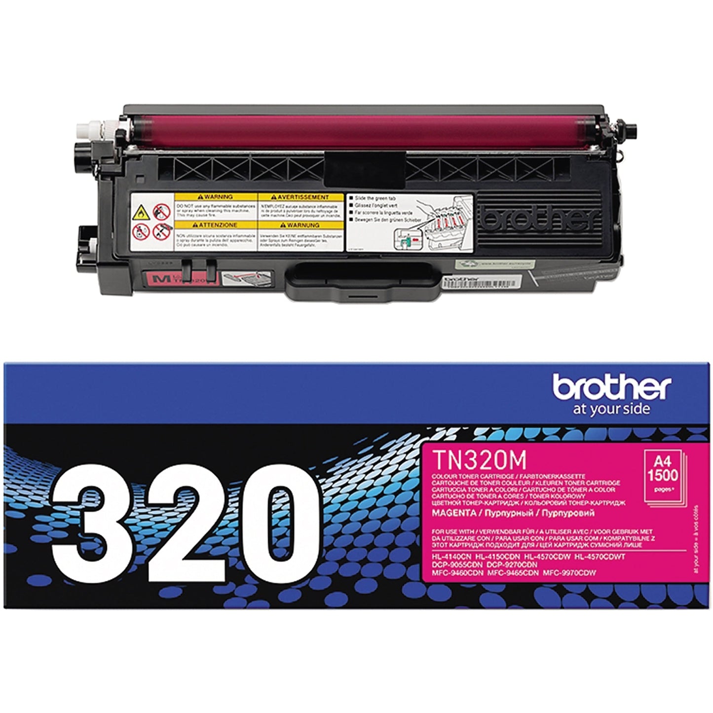 Brother Toner Originalzubehör TN-320M ca. 1.500 Seiten magenta