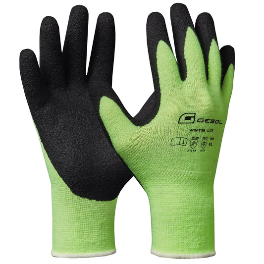 GEBOL Arbeitshandschuhe WINTER LITE 9 II Acryl/Elasthan grün