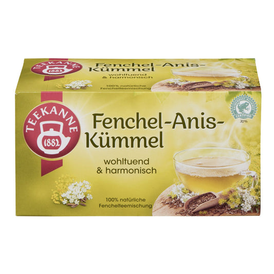 Teekanne Tee Fenchel-Anis-Kümmel 20 Btl./Pack.