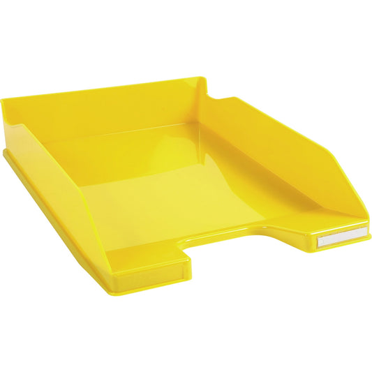 Exacompta Briefablage COMBO MIDI Iderama® DIN A4, Überbreite Polystyrol Farbe: gelb glossy