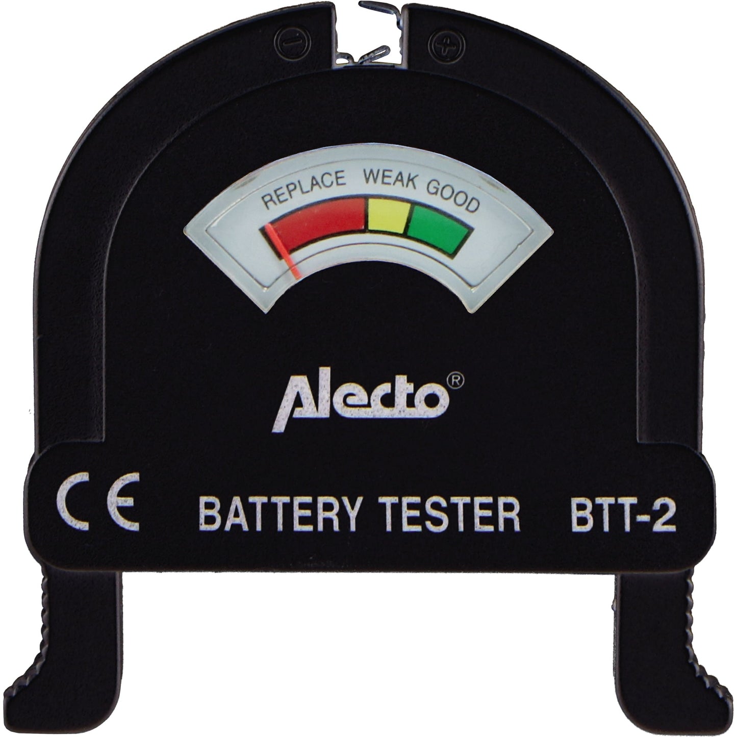 Alecto Batterietester BTT-2 AAA/Micro, AA/Mignon, C/Baby, D/Mono, E-Block 9,8 x 14,7 x 3,2 cm (B x H x T)
