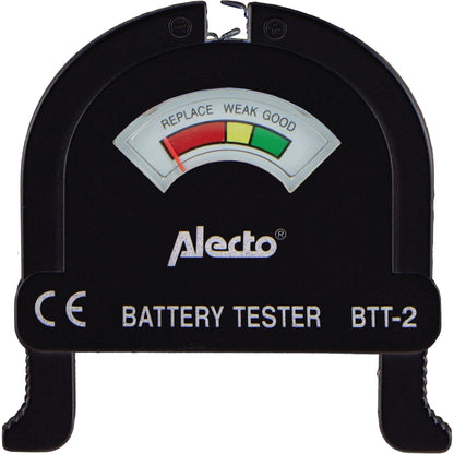 Alecto Batterietester BTT-2 AAA/Micro, AA/Mignon, C/Baby, D/Mono, E-Block 9,8 x 14,7 x 3,2 cm (B x H x T)