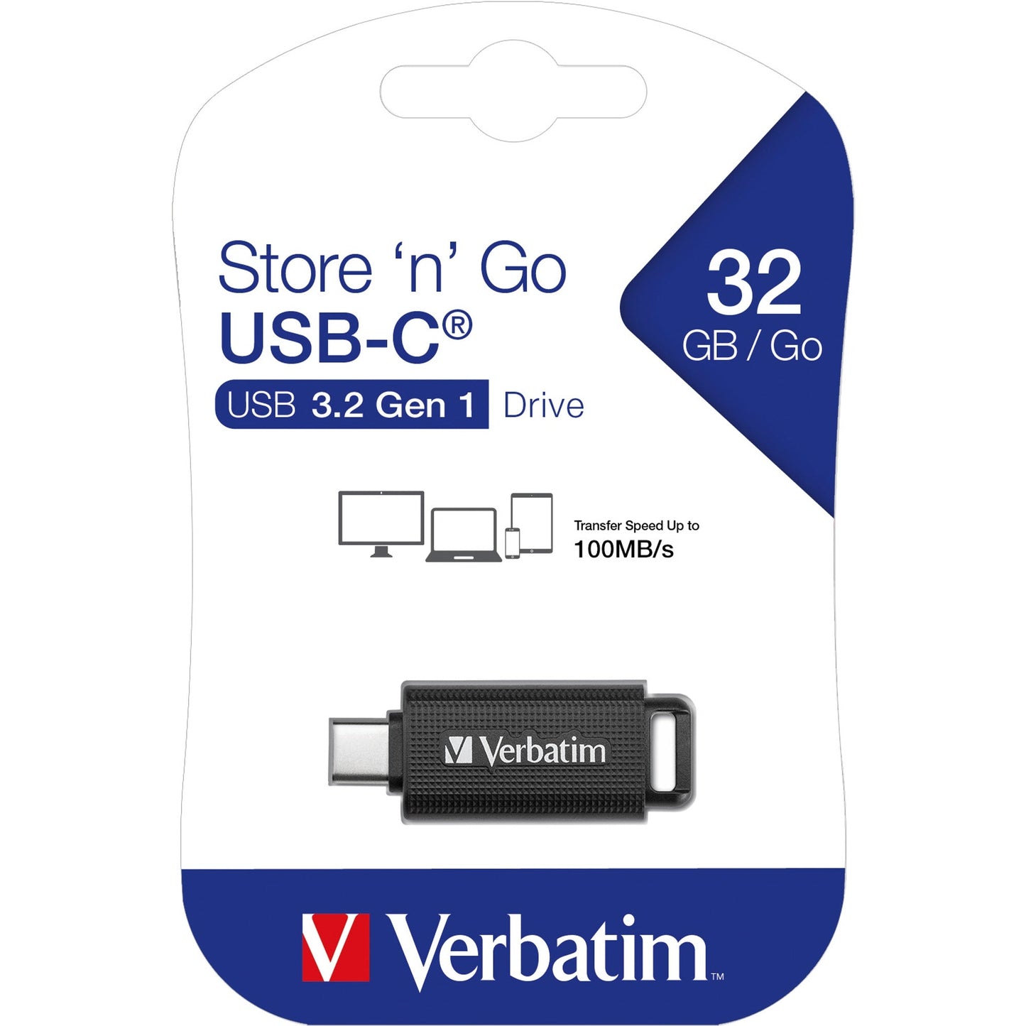 Verbatim USB-Stick Store 'n' Go USB-C 32Gbyte schwarz