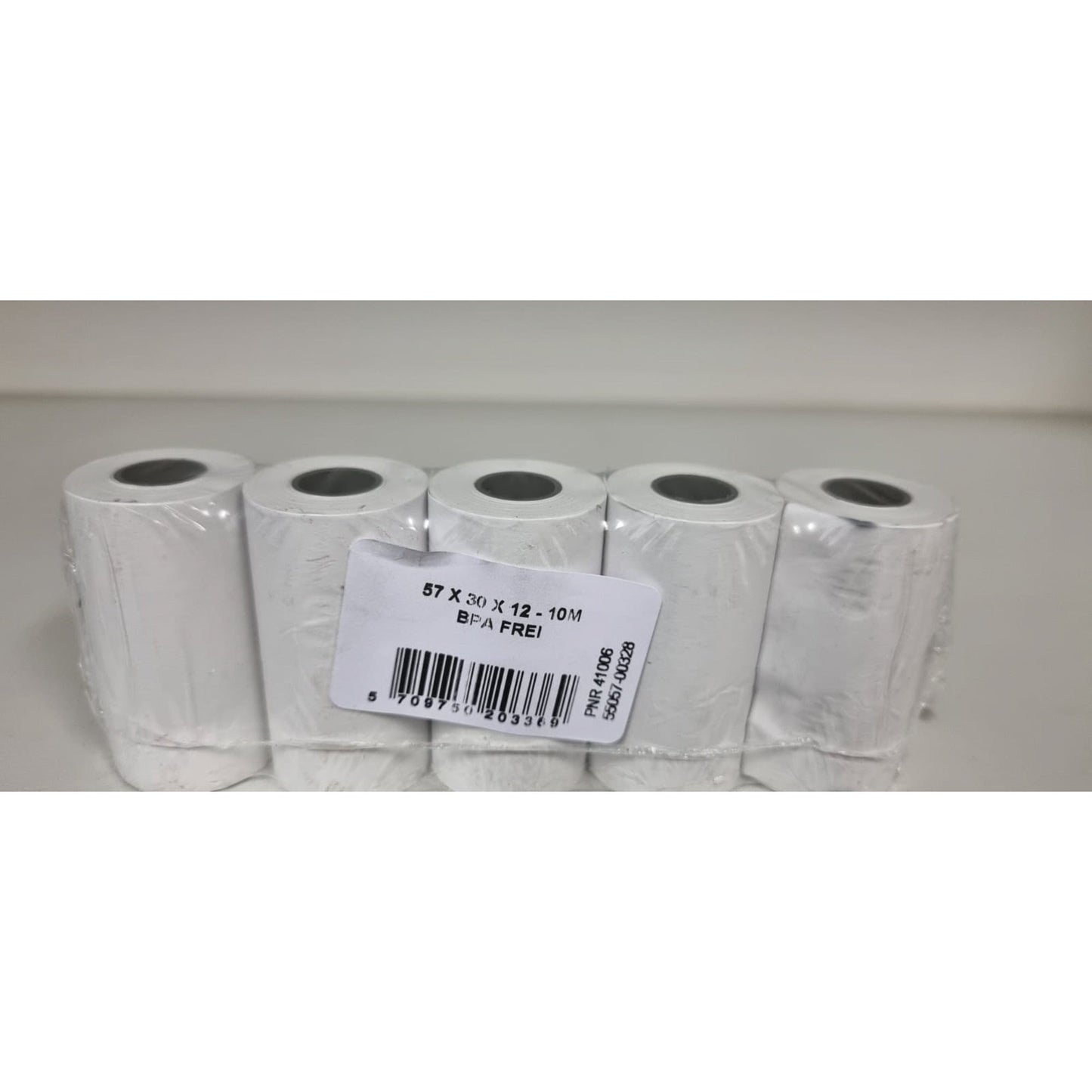 Thermokassenrolle 57 mm x 10 m (B x L) 30mm BPA-frei nicht phenolfrei 5 St./Pack.