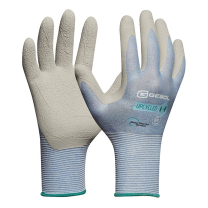 GEBOL Arbeitshandschuhe Upcycled SENSITIVE 7 II Polyester/Nylon hellblau