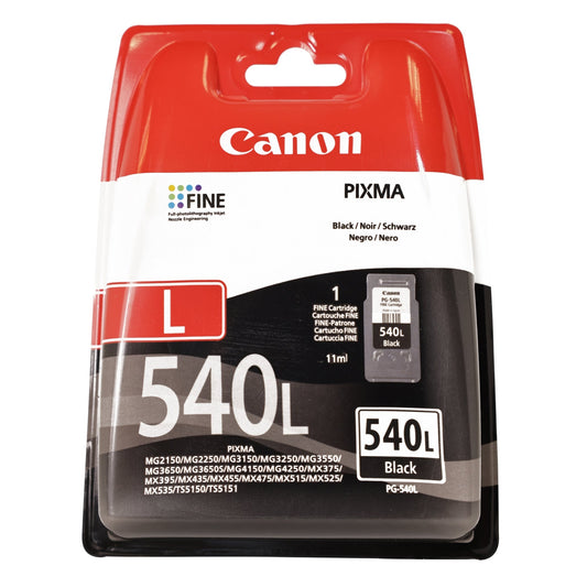 Canon Tintenpatrone Originalzubehör PG-540L ca. 300 Seiten schwarz 11ml