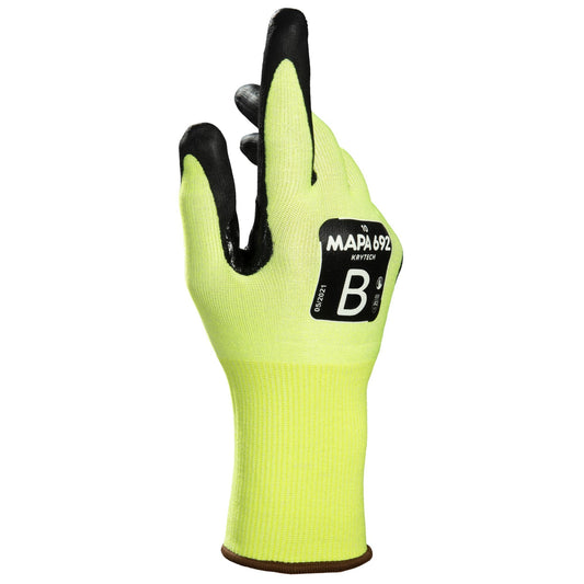 MAPA Arbeitshandschuhe KRYTECH 692 10 II Schaumnitril gelb