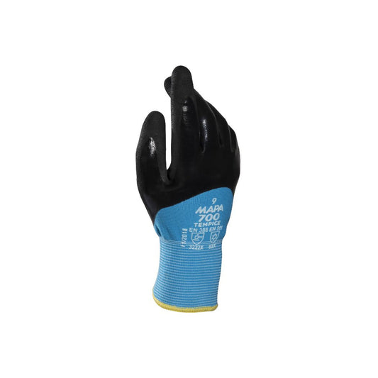 MAPA Arbeitshandschuhe TempIce 700 8 II schwarz/blau