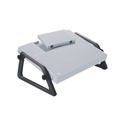 WEDO® Fußstütze Relax 49 x 35 cm (B x T) nicht beheizbar Polystyrol lichtgrau/anthrazit