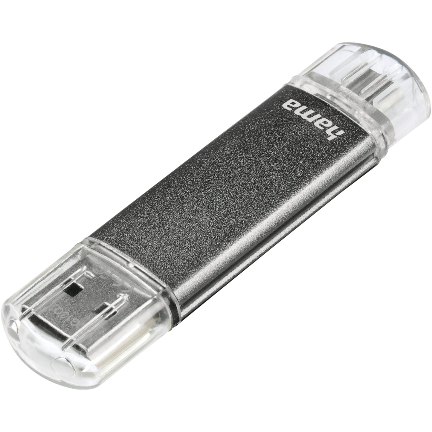 Hama USB-Stick Laeta Twin USB 2.0 32Gbyte grau