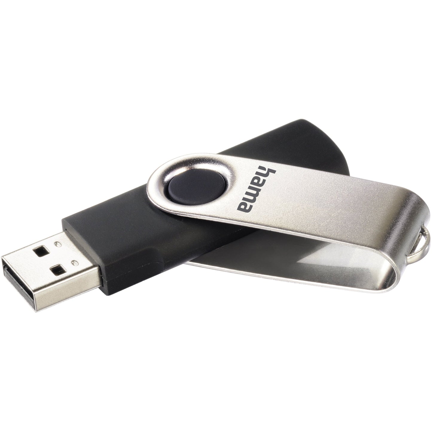 Hama USB-Stick Rotate USB 2.0 8Gbyte schwarz/silber