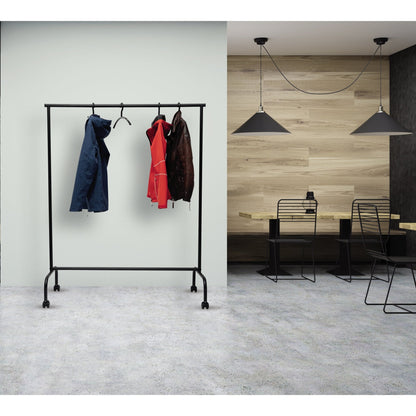 MAUL Garderobenständer MAULlimbo 127 x 157 x 50,5 cm (B x H x T) Metall, pulverbeschichtet schwarz matt