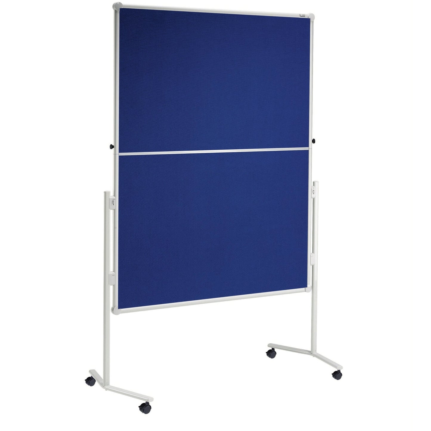 MAUL Moderationstafel MAULpro Maße der Oberfläche: 120 x 150 cm (B x H) inkl. Rollensatz, Blockhalter, Verbindungsklammern Textil blau