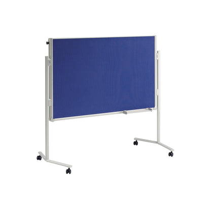 MAUL Moderationstafel MAULpro Maße der Oberfläche: 120 x 150 cm (B x H) inkl. Rollensatz, Blockhalter, Verbindungsklammern Textil blau