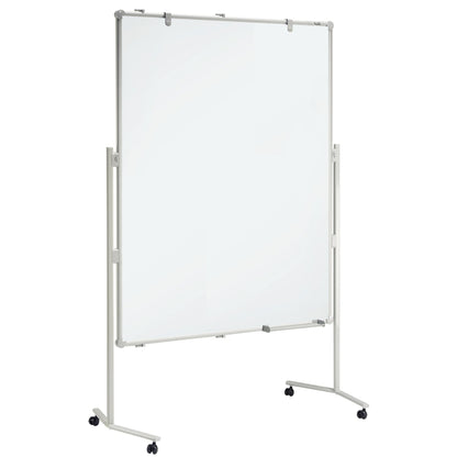MAUL Moderationstafel MAULpro Maße der Oberfläche: 120 x 150 cm (B x H) inkl. Rollensatz, Blockhalter, Verbindungsklammern Stahl weiß