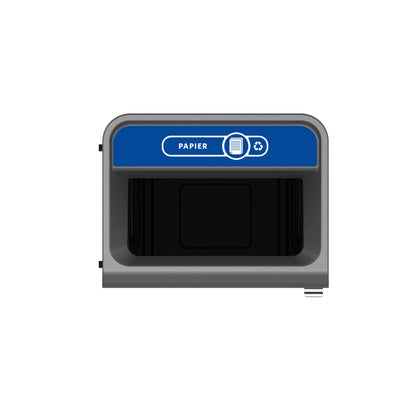 Rubbermaid Abfallsammelsystem 49,5 x 97,5 x 61 cm (B x H x T) 125l 1 Sortierfach Stahl, verzinkt