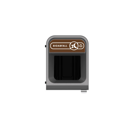 Rubbermaid Abfallsammelsystem 49,5 x 97,5 x 36,7 cm (B x H x T) 57l 1 Sortierfach Stahl, verzinkt