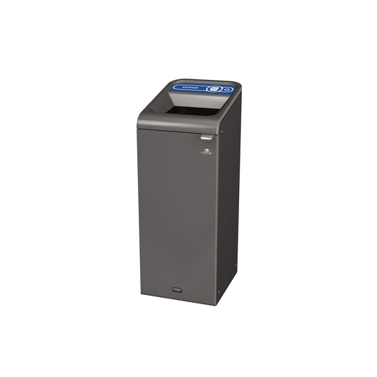 Rubbermaid Abfallsammelsystem 49,5 x 97,5 x 36,7 cm (B x H x T) 57l 1 Sortierfach Stahl, verzinkt