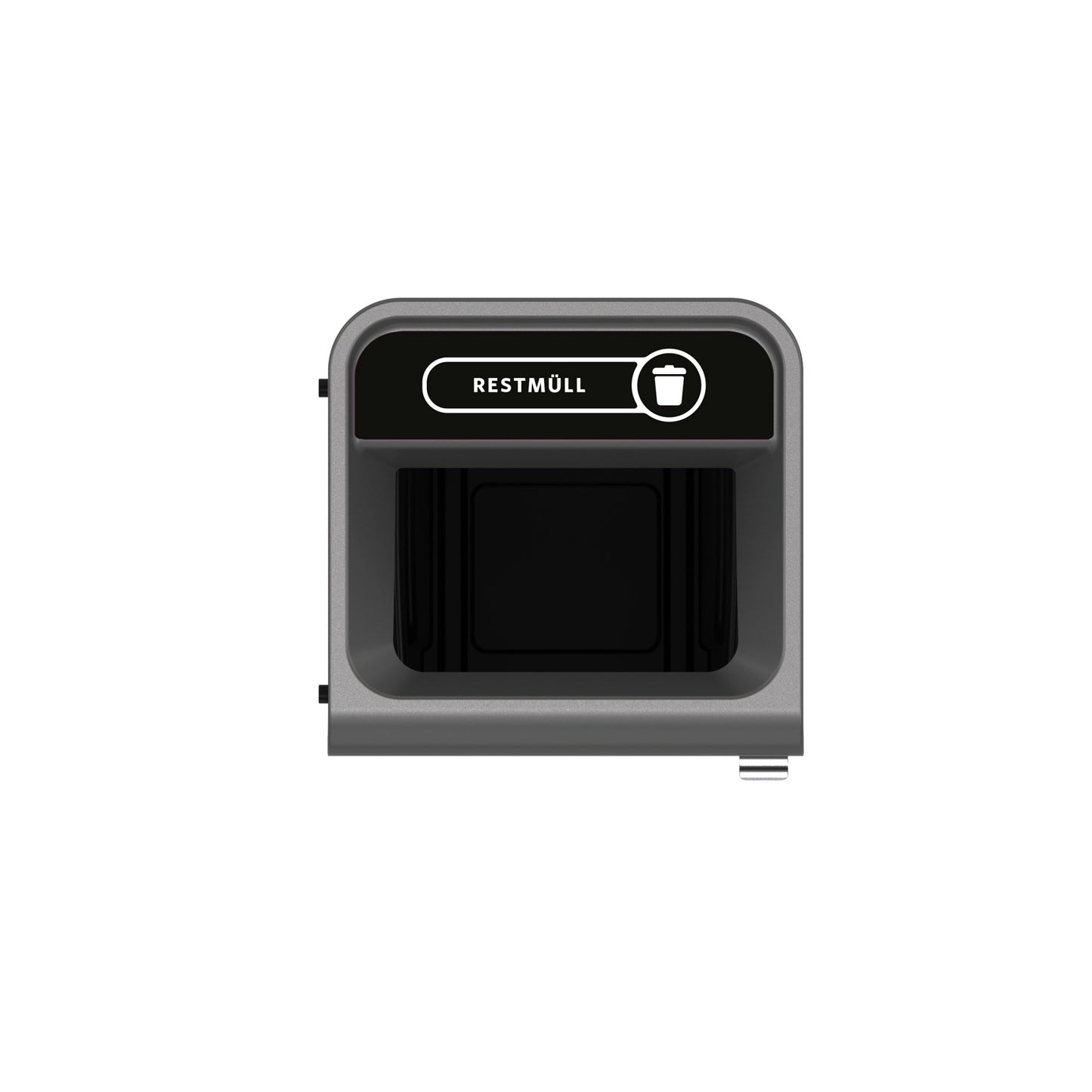 Rubbermaid Abfallsammelsystem 49,5 x 97,5 x 36,7 cm (B x H x T) 57l 1 Sortierfach Stahl, verzinkt