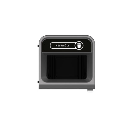 Rubbermaid Abfallsammelsystem 49,5 x 97,5 x 36,7 cm (B x H x T) 57l 1 Sortierfach Stahl, verzinkt