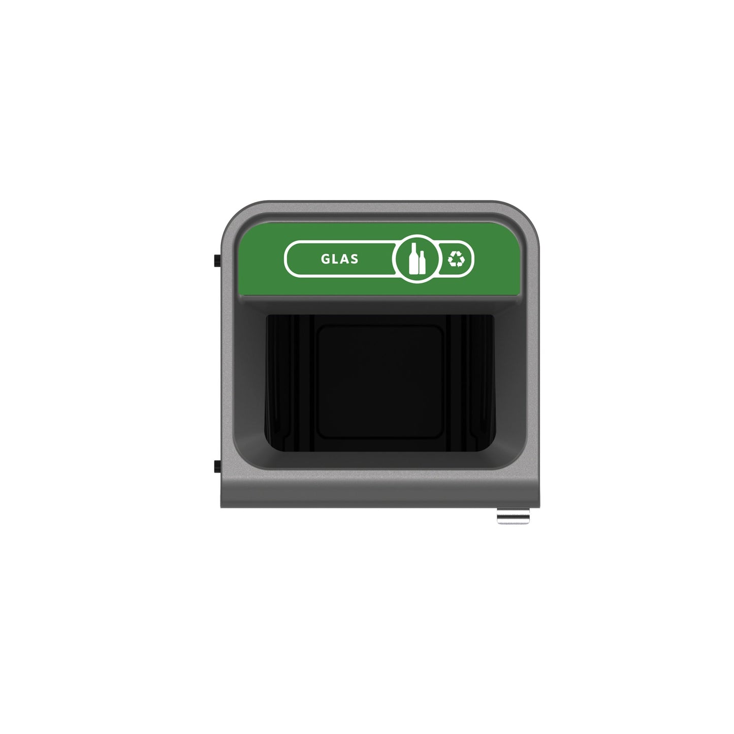 Rubbermaid Abfallsammelsystem 49,5 x 97,5 x 48,9 cm (B x H x T) 87l 1 Sortierfach Stahl, verzinkt