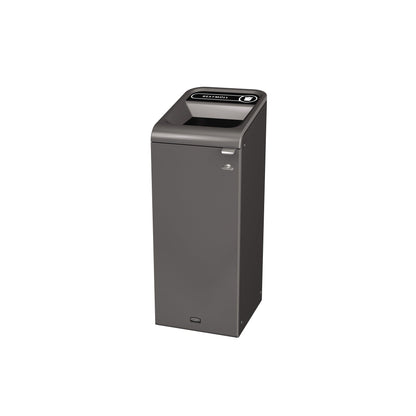 Rubbermaid Abfallsammelsystem 49,5 x 97,5 x 36,7 cm (B x H x T) 57l 1 Sortierfach Stahl, verzinkt