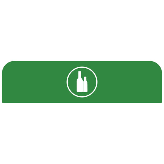Rubbermaid Hinweisschild 61 x 20,36 cm (B x H) Glas Kunststoff