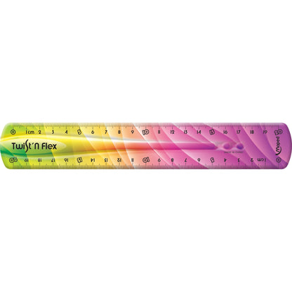 Maped Lineal TWIST´n FLEX DECOR 20cm Kunststoff farbig sortiert (freie Farbauswahl nicht möglich)