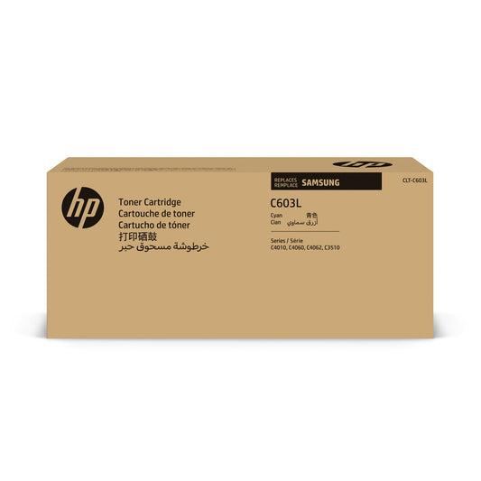 HP Toner Originalzubehör CLT-C603L ca. 10.000 Seiten cyan