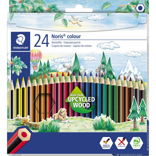STAEDTLER® Buntstift Noris® colour 185 farbig sortiert 24 St./Pack.