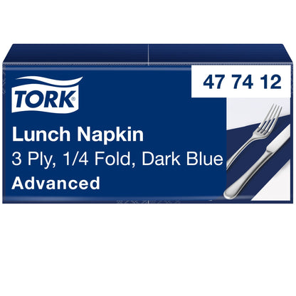 Tork Servietten Lunch 33 x 33 cm (B x L) dunkelblau 150 St./Pack.