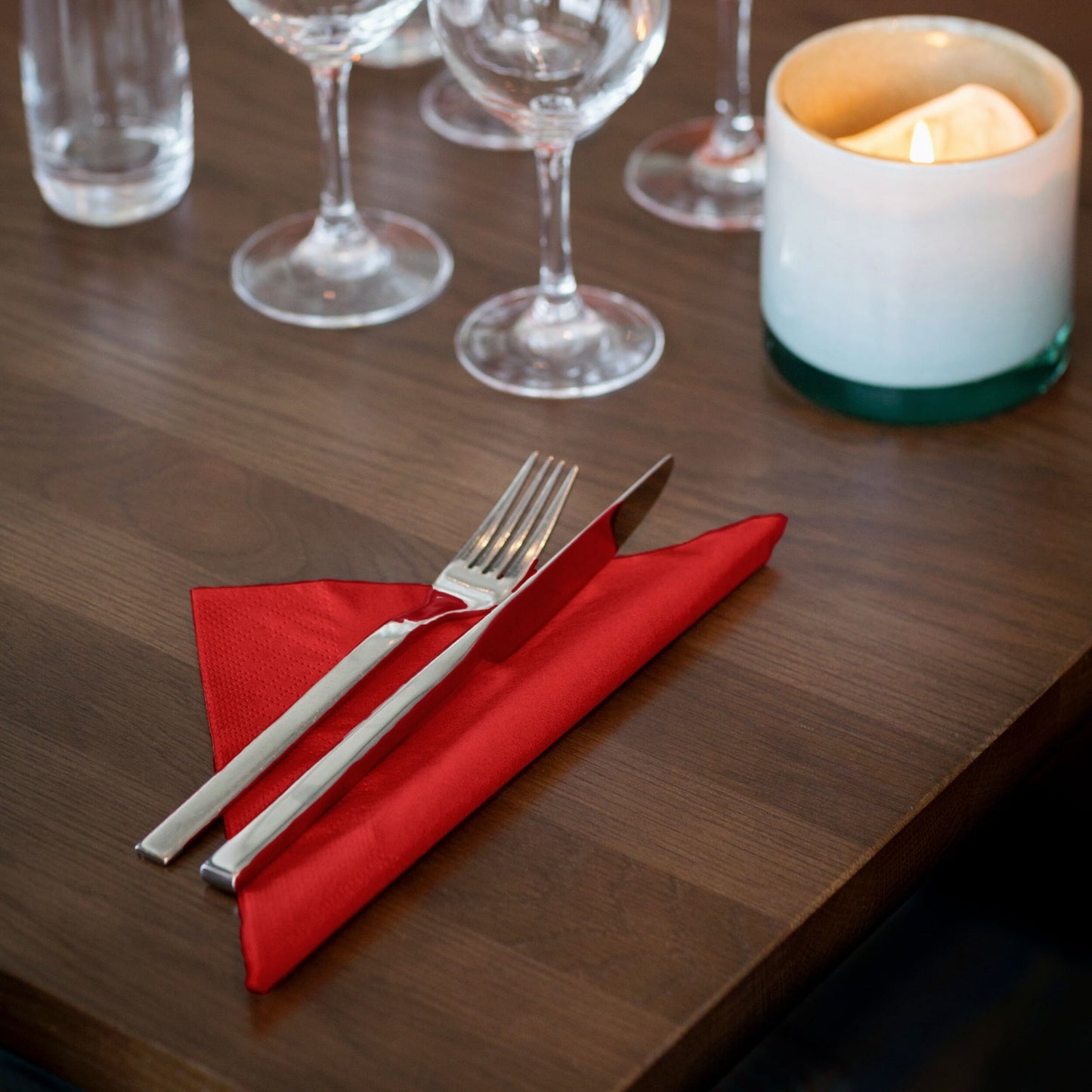 Tork Servietten Lunch 33 x 33 cm (B x L) rot 150 St./Pack.