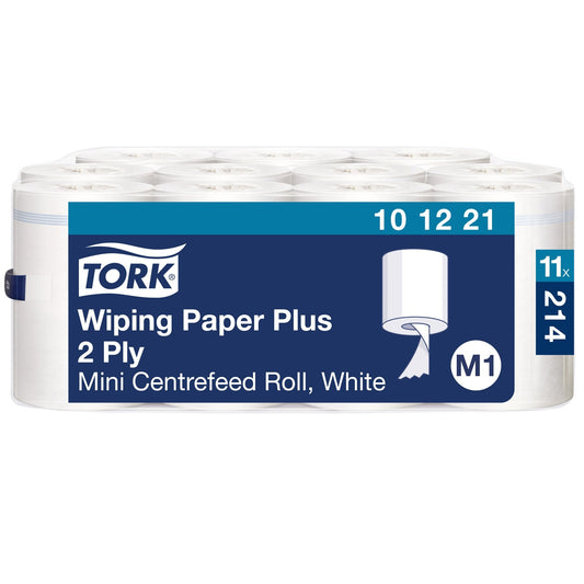 Tork Wischtücher Advanced 21,5 cm x 74,9 m (B x L) Tissue weiß 11 Rl./Pack.