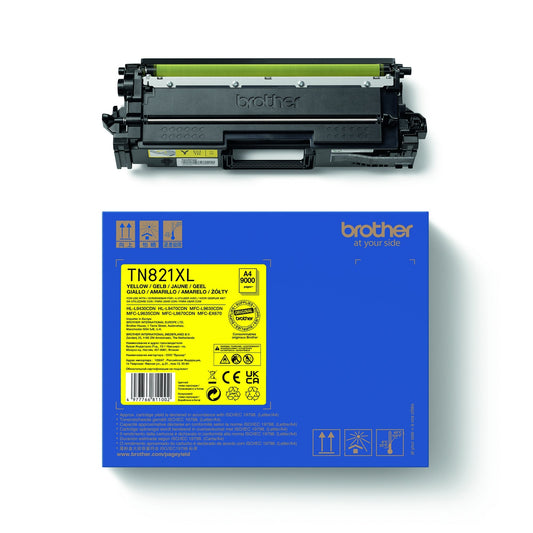 Brother Toner Originalzubehör TN-821XLY ca. 9.000 Seiten gelb
