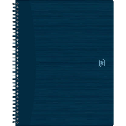 Oxford Collegeblock Origins DIN A4+ kariert Karton blau 70 Bl.
