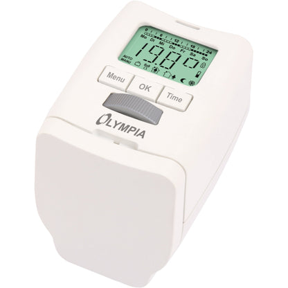 Olympia Thermostat Heizkörperventile Gewindemaß M30 x 1,5 mm AA/Mignon inkl. 3 Adaper (RA, RAV, RAVL)