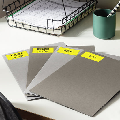 Avery Zweckform Universaletikett 210 x 297 mm (B x H) nicht wieder ablösbar Papier gelb 100 Etik./Pack.