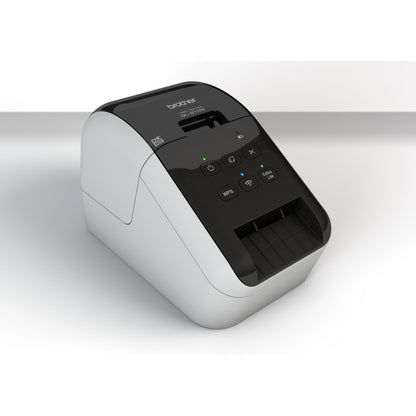 Brother Etikettendrucker QL-810Wc 110 USB 2.0, WLAN inkl. 2 Etikettenrollen (Einzel-Etiketten 29 x 90 mm, 100 St., Endlos-Etikett 62 mm x 5 m), Netzkabel, Netzadapter, USB-Kabel, Dokumentation