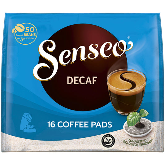 Senseo® Kaffeepads Entkoffeiniert 16 x 6,9 g/Pack.